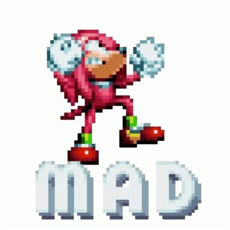 Mad Knuckles Sticker - Mad Knuckles Sonic Mania - Gif's ontdekken en delen