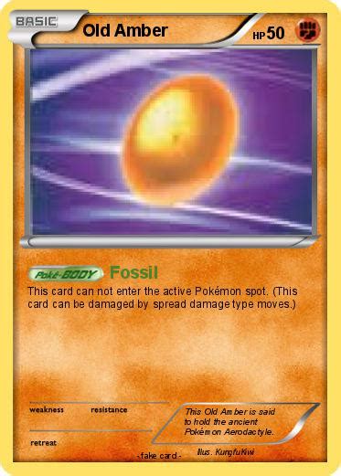 Pokémon Old Amber 2 2 - Fossil - My Pokemon Card