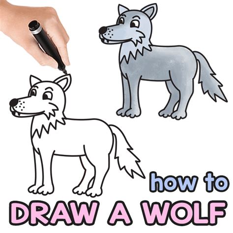 Easy Drawing Of Wolf