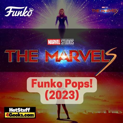 2023 NEW The Marvels Movie Funko Pops! Release Sparks