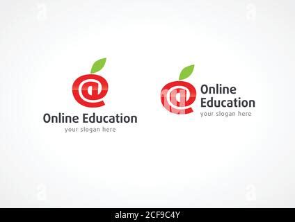 Online Education logo design template. Online course logo design. Online Learning logo Stock ...