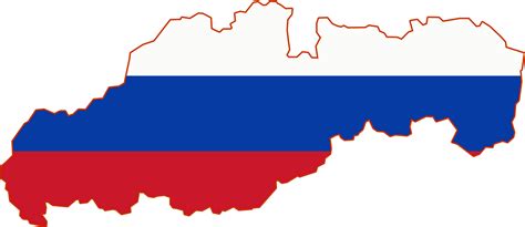 Slovakia Map Flag