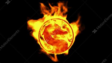 Fire Dragon Symbol Stock Animation | 834399