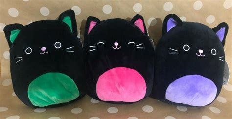 SQUISHMALLOW 8" Halloween 3 Black Cat AUTUMN CATARINA CLEO Plush ...