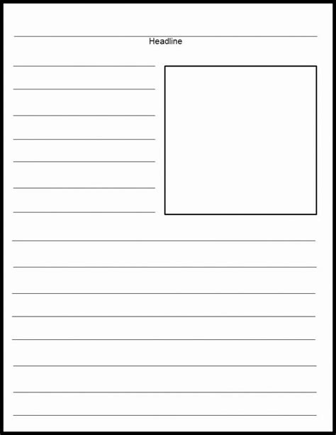 Blank Newspaper Template For Word (1) - TEMPLATES EXAMPLE | TEMPLATES ...