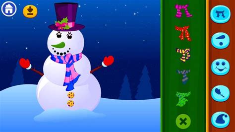 Snowman Decoration | Games For Your Kids - KidloLand