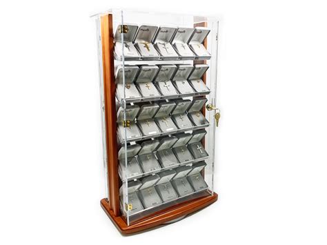 Jewelry Counter Display - 2 sided - Locked - Wood & Glass - SWANSON ...