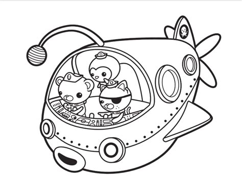 Octonauts Peso Coloring Pages at GetColorings.com | Free printable ...