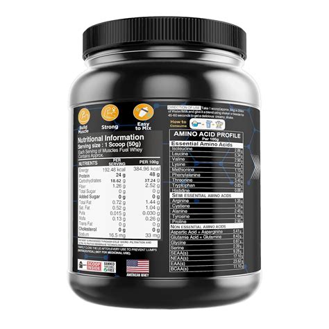 Whey Protein Powder | Pure Protein Blend (Whey Protein Isolate, Whey ...