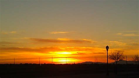 Good Night From Arizona -- Sunset Over Tempe -- January 8, 2014