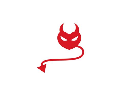 Devil logo red vector icon template 619888 Vector Art at Vecteezy