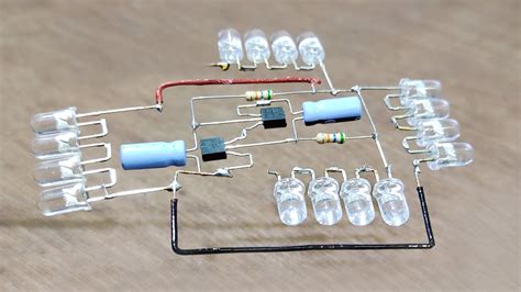 LED Light Project For Beginners – Simple Project Using LED & Transistor - YouTube