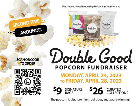 Student Global Leadership Fellows Double Good Popcorn Fundraiser - Saint Augustine's University