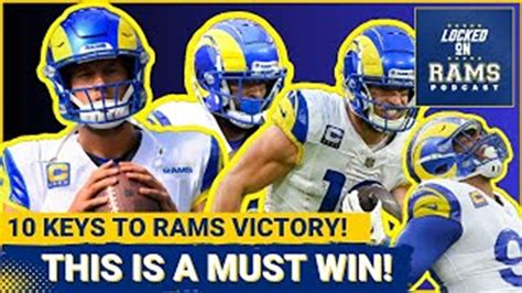 Rams Injury Report, 10 Keys to Victory, Updated Playoff Chances ...