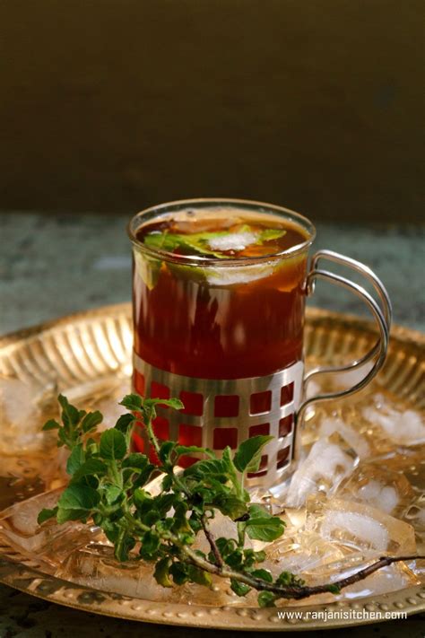 Tulasi Iced Tea | Iced Tea recipes | Ranjani's Kitchen | Recipe | Iced ...