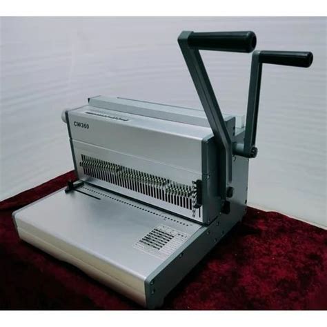 CW360 Wiro Binding Machine at Rs 30273 | Wiro Binding Machine in Vasai ...