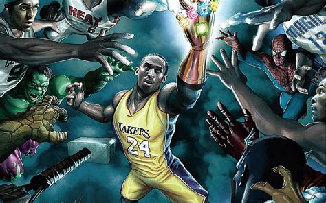 HD wallpaper: cartoons sports basketball kobe bryant los angeles lakers 2560x1600 Sports ...