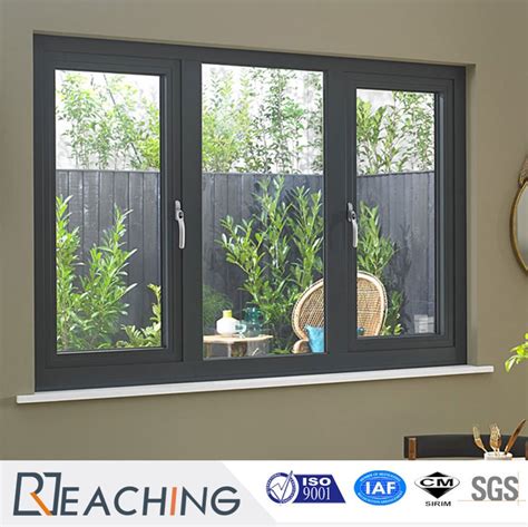 Double Glass Reception Interior Casement Window and Door Double Sliding ...