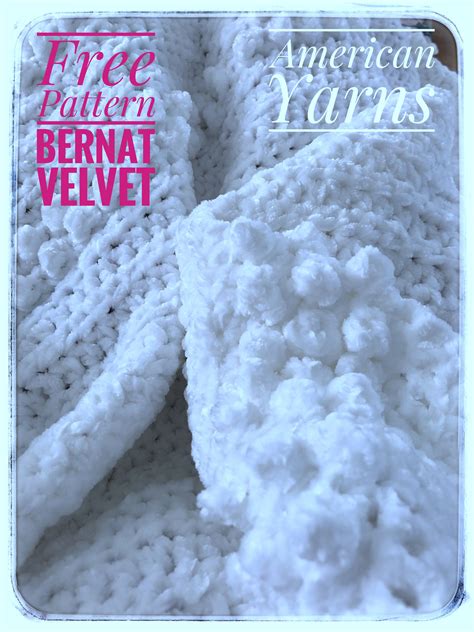 Love at First Touch: Bernat Velvet Yarn Review - American Yarns | Scarf ...