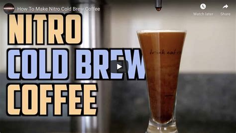 Nitro Cold Brew Coffee at Home: How to DIY Amazing Coffee - Homebrew ...