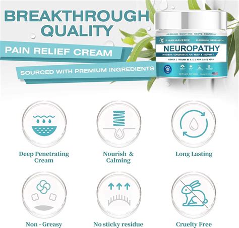 Neuropathy Pain Relief Cream Nerve Pain Relief Cream Maximum Strength ...