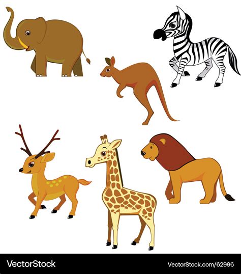 Animals cartoon Royalty Free Vector Image - VectorStock