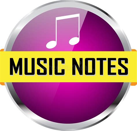 Illustration Music Notes for Design on White Background Stock Illustration - Illustration of ...