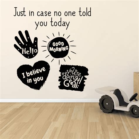 Good Morning Classroom Wall Decals Stickers Education Educational ...