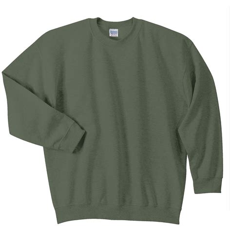 Gildan 18000 Heavy Blend Crewneck Sweatshirt - Military Green | Full Source