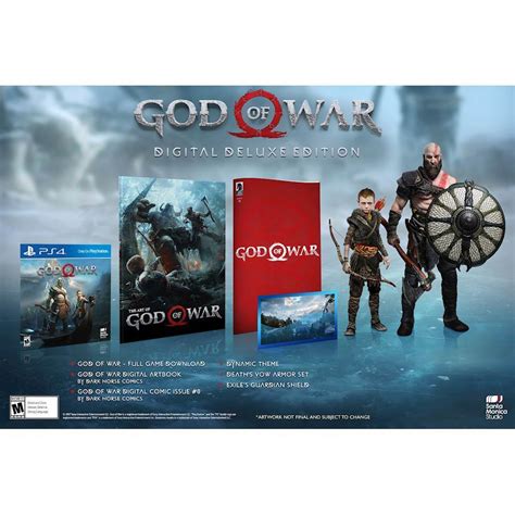 Customer Reviews: God of War Digital Deluxe Edition PlayStation 4 ...