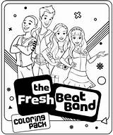 Fresh beat coloring Pages  Coloring Super Color sketch template