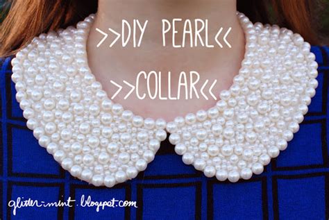 DIY Pearl Collar Necklace