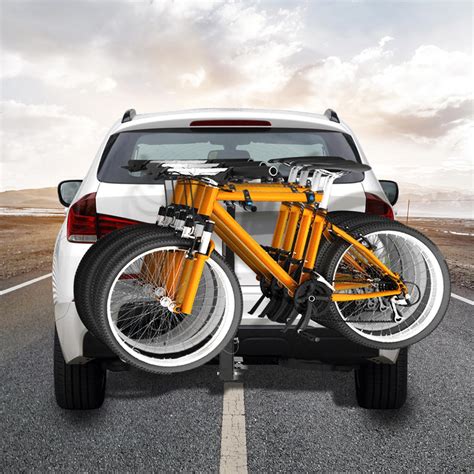 Car Bike Rack Carrier 1/2/3/4 Bicycle SUV Tow Bar Hitch Mounted Steel ...