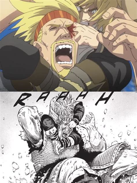 Thorfinn vs Thorkell | Vinland saga manga, Manga vs anime, Vinland saga