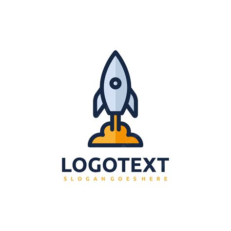 Premium Vector | Rocket logo