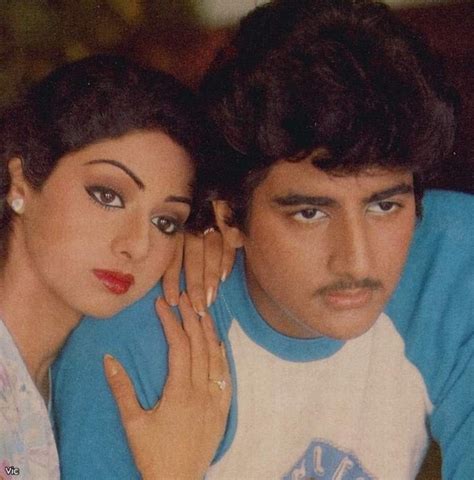 Sridevi: Kunal Goswami and Sridevi: Publicity stills for Kalaakaar