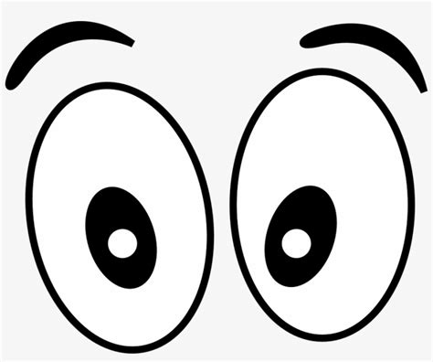 Cartoon Eyes - Eyes Black And White Clip Art Transparent PNG - 600x473 ...