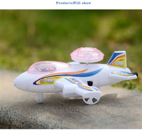 Lighting Airbus Pull Luminous Glow Airplane Aircraft Twinkle Children Toy Plane Simulation Toy ...