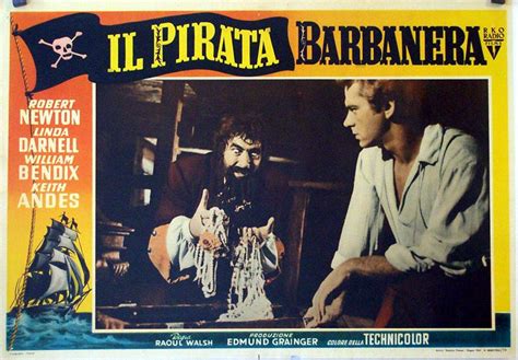 BLACKBEARD THE PIRATE MOVIE POSTER/IL PIRATA BARBANERA/FOTOBUSTA: (1952 ...