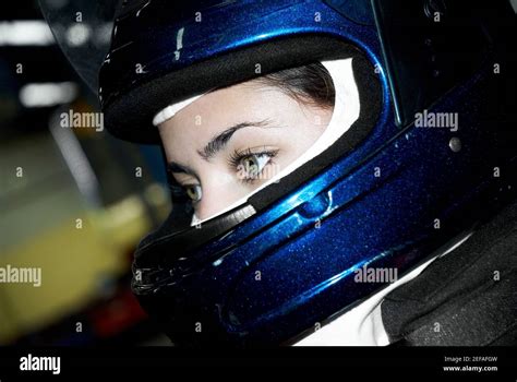 Female race car driver hi-res stock photography and images - Alamy