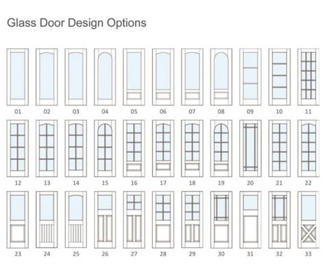 Glass Door Design Options - Forest Bright Architectural Wood Doors