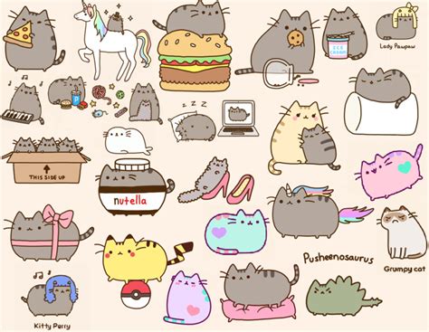 Pusheen Wallpaper for Computer - WallpaperSafari