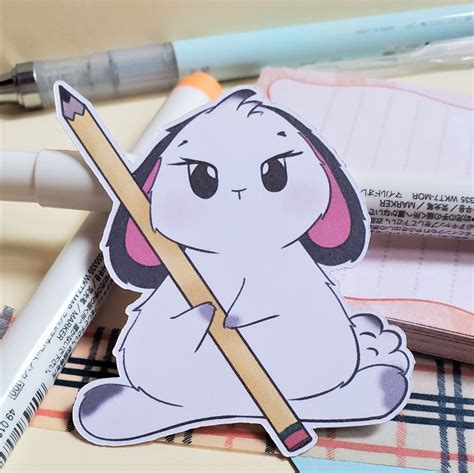 Cute Mochi Sticker-back to School Theme-die Cut Sticker - Etsy