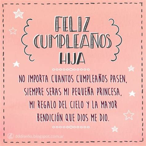 Tarjeta de Cumpleaños para hijas "Mi pequeña princesa: | Felicitaciones ...