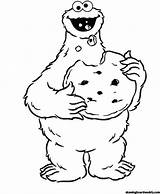 Cookie Monster Coloring Page  coloring Pages cookies sketch template
