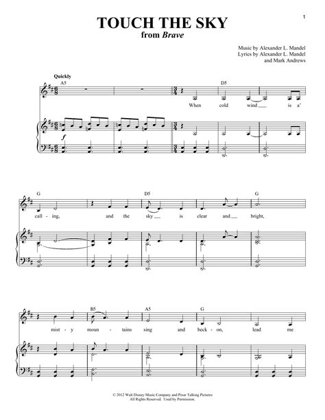 Touch The Sky | Sheet Music Direct