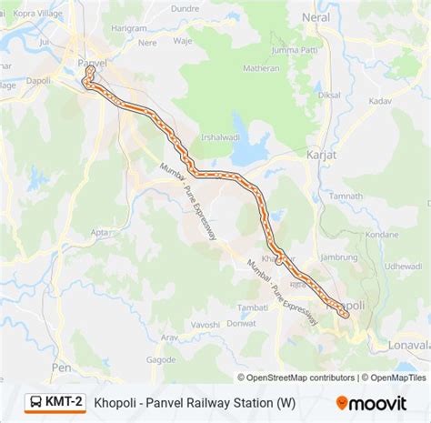 kmt2 Route: Schedules, Stops & Maps - Khopoli (Updated)