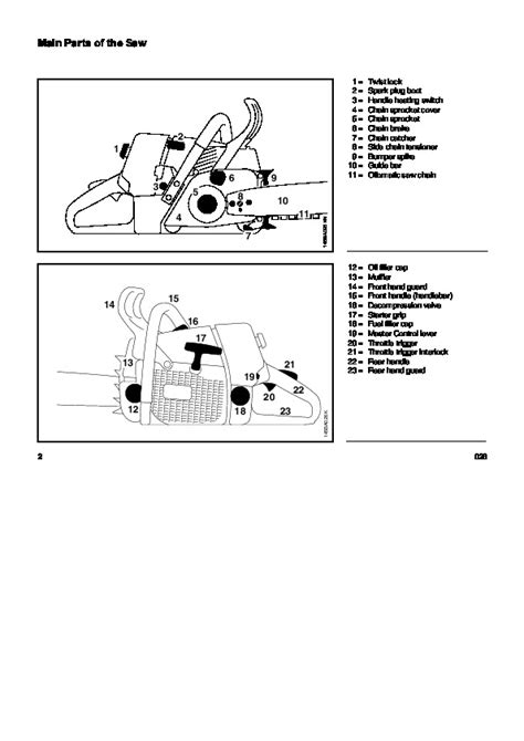 STIHL 026 Chainsaw Owners Manual