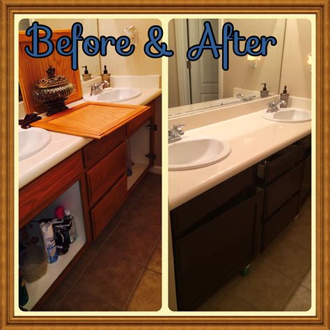 Refinished bathroom vanity. Very easy.... | Refinish bathroom vanity, Bathrooms remodel, Design ...