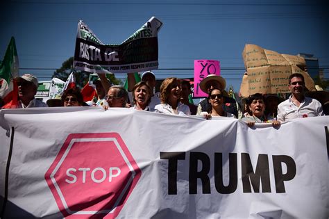 Mexicans march to protest Trump — but also their own leaders and ...